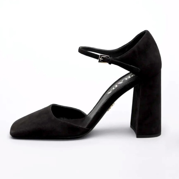 Prada Shoes - PRADA | Pump Suede Mary Jane Brown
